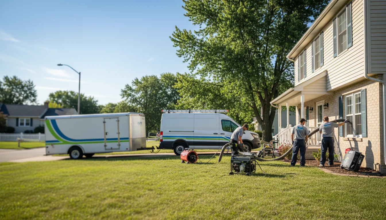 Flooded Basement Restoration And Cleanup With Repair in Bluff City, KS near me